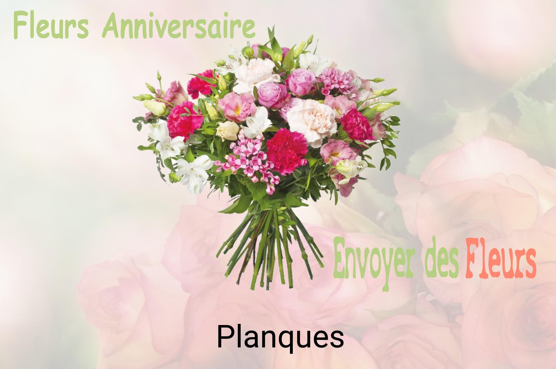 Bouquet de fleurs d’anniversaire livré à Planques